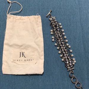 Jewel Kade Pearl and Rhinestone Bracelet